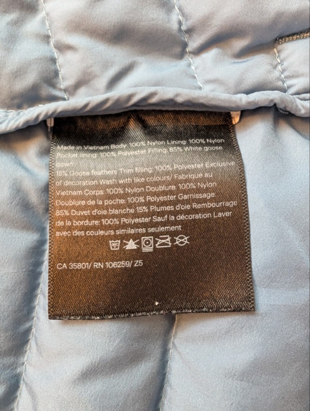 Lululemon Pack It Down Again Vest Utility Blue Goose Down Size 4 W4AXFS - Picture 11 of 11